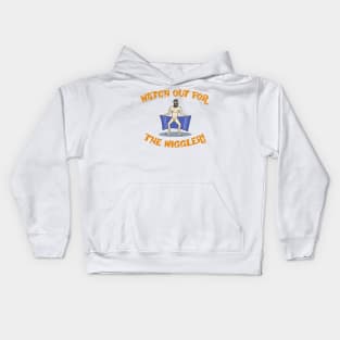 Watch Out For The Wiggler! Kids Hoodie